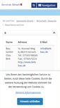 Mobile Screenshot of gewerbeverein-aitrach.de